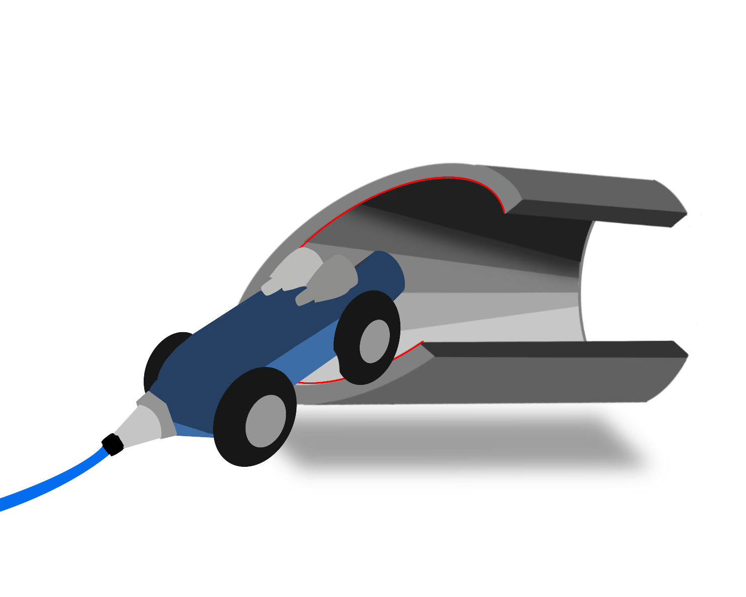 depiction of laser pipe profiling